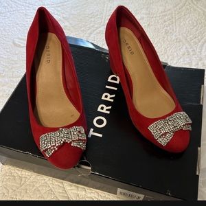 Torrid Red Velvet Shoes